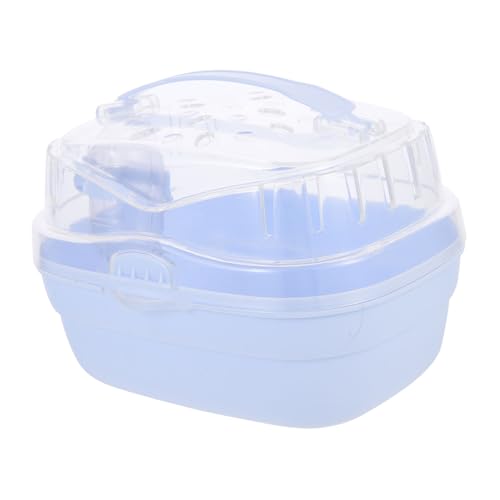 Sosoport Hamster-tragebox Tragbarer Reisekäfig Cremefarben für Kleintiere von Sosoport