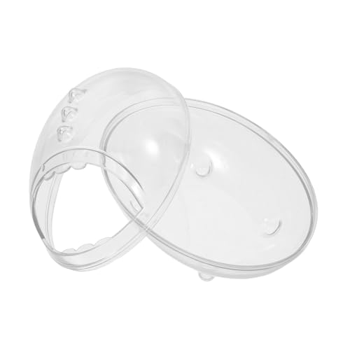 Sosoport Hamster Badewanne Haustier Bettwäsche Kleine Haustier -Toilette Badezimmerkäfig Für Hamster Chinchilla-Sand-Badezimmer -Essentials Sandbadbehälter Transparent Abs von Sosoport