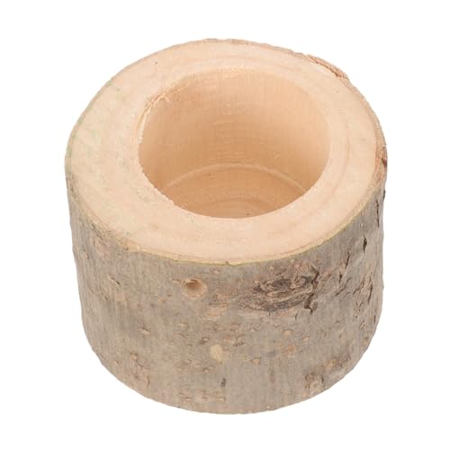 Sosoport Hamster Futter Schüssel aus Holz Hängend für Nagetiere Wie Hamster Meerschweinchen und Langlebig zu Reinigen Maßabweichung von Sosoport