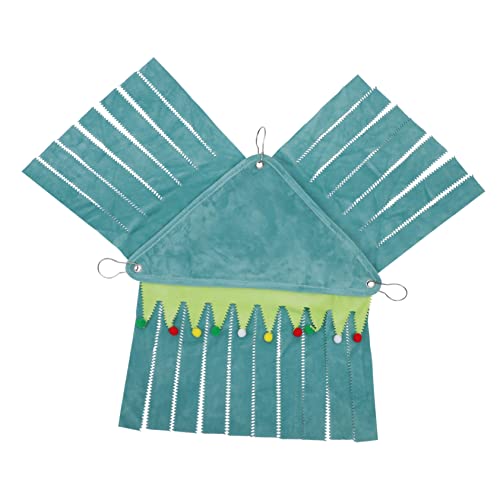 Sosoport Hamster Hängematte Hamsterbettwäsche Hund Chinchilla Hamsterkäfige verstecken nager zubehör kleintierhaus Eichhörnchen-Hängematte Haustier-Hängemattennest Flanell Green von Sosoport