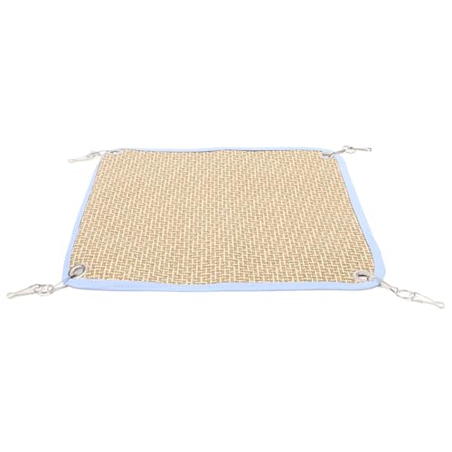 Sosoport Hamster Hängematte aus Stroh für Hamster und Meerschweinchen Sicheres und Langlebiges Kau und Schaukelspielzeug für Käfige Sommerdeko für Kleine Haustiere von Sosoport
