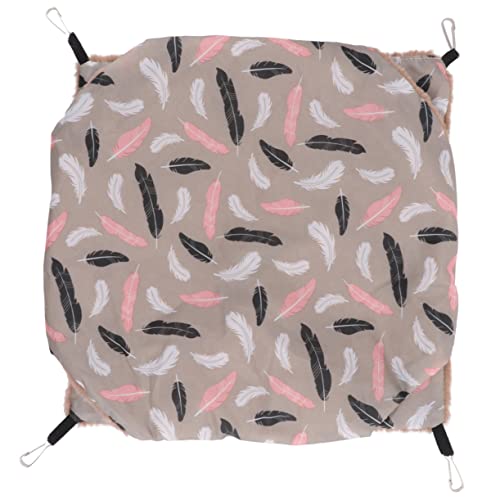 Sosoport Kuschelige Pet Swing Hängematte Weiche Warme Hängematte Für Kleine Tiere Wie Hamster Und Ratten Für Wintertage Plüschmaterial Einfach Aufzuhängen von Sosoport