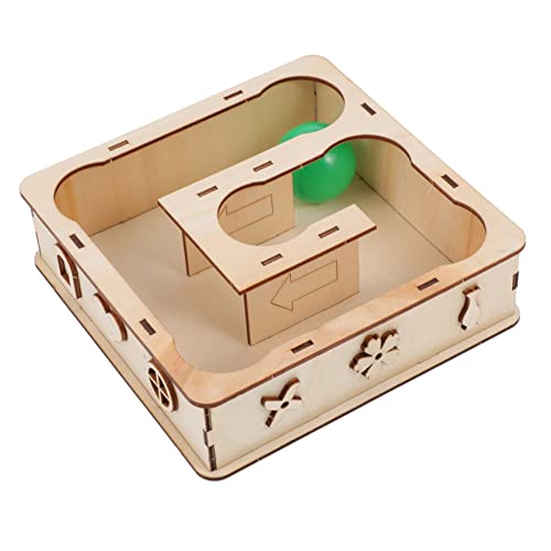 Sosoport Lindert Langeweile Holz Hamster Spielzeug Gerbil Labyrinth Tier Spielplatz Übung Sicher Material von Sosoport