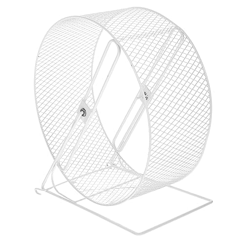 Sosoport Hamster-laufrad Mit Halterung Stabiles Laufrad Aus Eisenmaterial Laufspielzeug Für Kleintiere von Sosoport