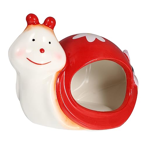 Sosoport Mini-hamsterbett Aus Keramik – Meerschweinchenhaus Mit Kühlmatte Für Chinchilla-Nest Sosoport Mini-hamsterbett Aus Keramik – Meerschweinchenhaus Mit Kühlmatte Für Chinchilla-Nest von Sosoport