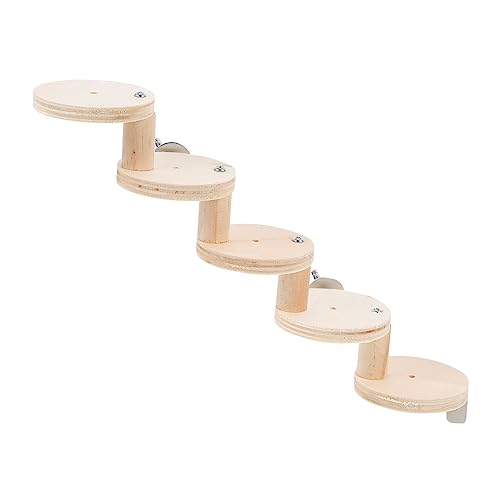 Sosoport Interessante Holzleiter Für Hamster Fünfschichtige Kletterspielzeug Für Kleintiere Für Hamster Meerschweinchen Und Andere Haustiere Sicherem Material Leicht Zu Reinigen von Sosoport