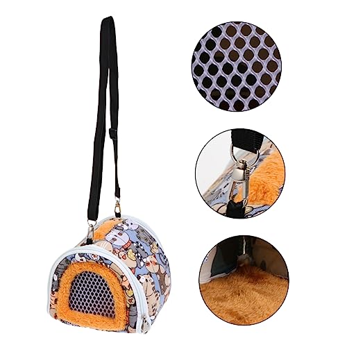 Sosoport Reiserucksäcke Hamster aus Tasche Outdoor- Hunderucksack für kleine Hunde reisetaschen Transportbox für Haustiere Hamsterträger Chinchilla Tragetasche Geschirr Tasche aus Reisen von Sosoport