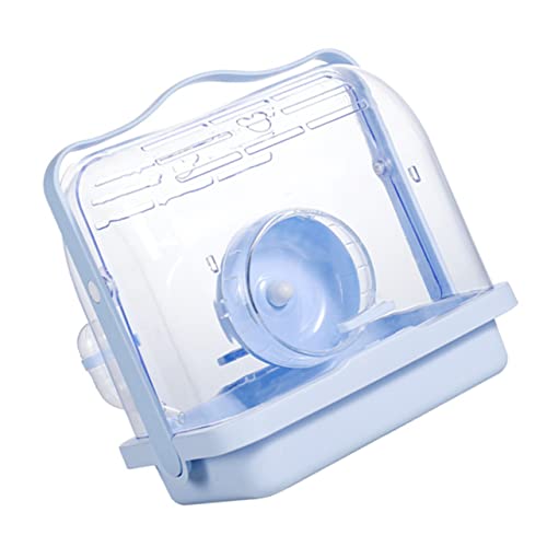 Sosoport Hamster mit Käfig Hamsterhaus Hamster-Reisetransporter Meerschweinchen Igel Haustier Hamster transportbox Hamster Transportkoffer Kleiner Haustierträger Hamsterhäuser Plastik Blue Sosoport Hamster mit Käfig Hamsterhaus Hamster-Reisetransporter Meerschweinchen Igel Haustier Hamster transportbox Hamster Transportkoffer Kleiner Haustierträger Hamsterhäuser Plastik Blue von Sosoport