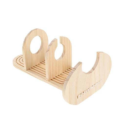 Sosoport Hamster Trinkflasche Halter Aus Holz Stabiler Wasserbehälter Für Kleine Tiere Einfache Installation Und Sicherer Stand Im Käfig Für Hamster Und Nager von Sosoport