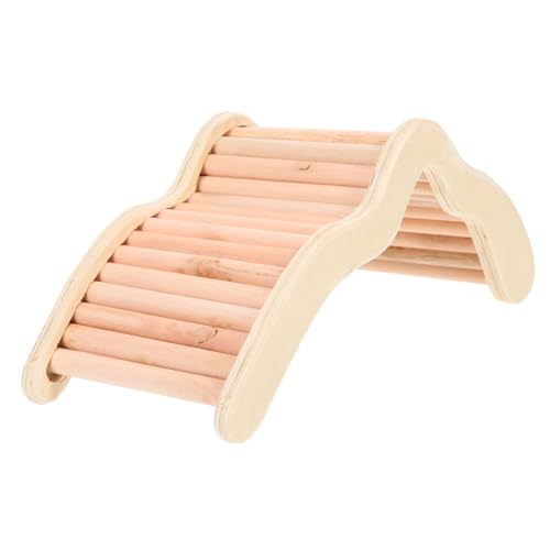 Sosoport Holzleiter Spielzeug Für Hamster Und Kleintiere Kletterbrücke Balance Und Zahngesundheit Für Zwerghamster Chinchillas Und Mäuse von Sosoport