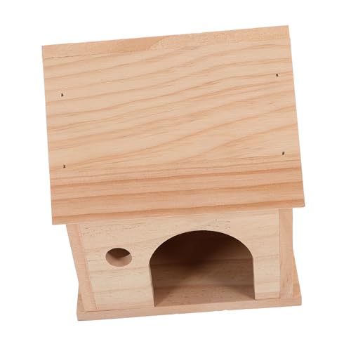 Sosoport Vielseitiges Holzhaus Hamsterversteck Versteck Für Haustierversteck Hütte Zartes Hamsterversteck Haustierzubehör Für Den Käfig von Sosoport