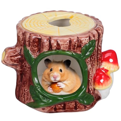 Sosoport Hamsternest Baumstumpf Meerschweinchen schlafendes Frettchen Ergänzungen für den Hamsterkäfig Igel-Labyrinth Hamster -Versteck Hamsterversteck aus Keramik Hamster-Sommerhütte Sosoport Hamsternest Baumstumpf Meerschweinchen schlafendes Frettchen Ergänzungen für den Hamsterkäfig Igel-Labyrinth Hamster -Versteck Hamsterversteck aus Keramik Hamster-Sommerhütte von Sosoport