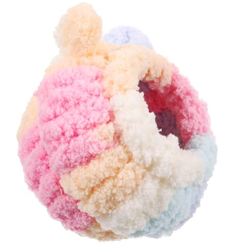 Sosoport Hamster Warmes Woven Haus Atmungsaktives Und Bequemes Winterbett Für Kleintiere Für Hamster Und Meerschweinchen Handgefertigte Plüsch-hütte Kleine von Sosoport