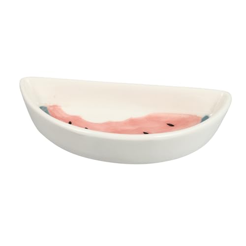 Sosoport Futternapf für Haustiere Keramik Halbe Wassermelonenform Leicht Zu Reinigen Futterspender für Hamster Sosoport Futternapf für Haustiere Keramik Halbe Wassermelonenform Leicht Zu Reinigen Futterspender für Hamster von Sosoport