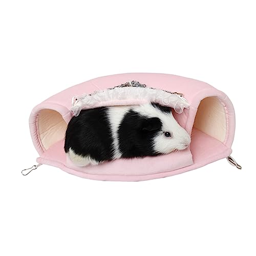 Sosoport Hängematte Für Haustiere Hamsterwiege Warmes Tunnelbett Für Hamster Eichhörnchen Dekoratives Bett Für Tiere von Sosoport