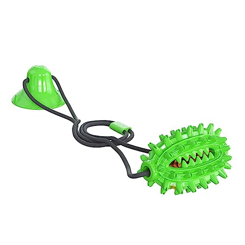 Sosoport Hundespielzeug Mit Saugnapf Kauspielzeug Zur Zahnreinigung Für Hunde Interaktives Pet Molar Bite Toy Mit Lebensmittelspender Attraktives Design von Sosoport