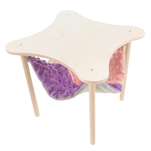 Sosoport Kleintier-hängematte Für Ratten Und Hamster Gemütliches Fleece-Bett Mit Plattform Warmes Versteck Für Kleine Haustiere Für Wintermonate Kuscheliger Rückzugsort von Sosoport