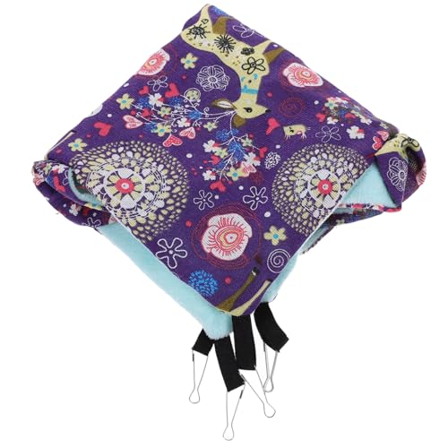 Sosoport Hamster Hängematte Aus Baumwolle Für Kleintiere Zum Schlafen Und Ausruhen Geeignet Für Hamster Meerschweinchen Und Andere Kleintiere Im Käfig von Sosoport