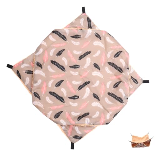 Sosoport Hängematte Für Kleintiere Meerschweinchenbett Stabiles Dekoratives Hamsterbett Weiche Chinchilla-hängematte Haustierbedarf Warmes Versteck Sosoport Hängematte Für Kleintiere Meerschweinchenbett Stabiles Dekoratives Hamsterbett Weiche Chinchilla-hängematte Haustierbedarf Warmes Versteck von Sosoport