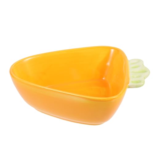 Sosoport Keramische Hamster Und Meerschweinchen-Schale Karottenform Futter Und Wassernapf Für Kleine Haustiere Leicht Zu Reinigen rutschfest Und Für Tier Sosoport Keramische Hamster Und Meerschweinchen-Schale Karottenform Futter Und Wassernapf Für Kleine Haustiere Leicht Zu Reinigen rutschfest Und Für Tier von Sosoport
