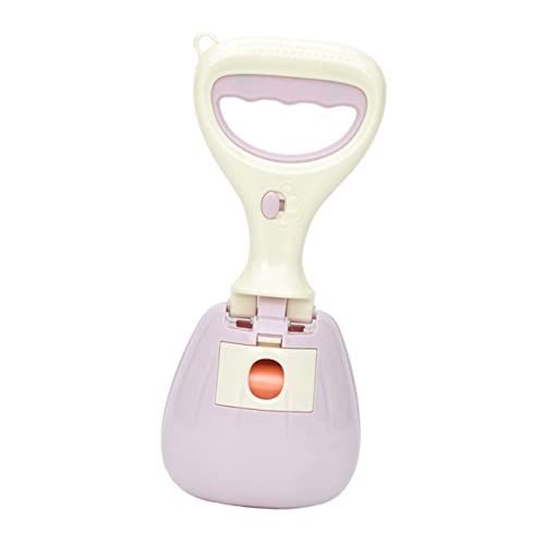 Sosoport Haustiertoilette hundekotbeutel mit Spender Hundekotbeutel mit Aufdruck schwere Kotschaufel Outdoor-Tierstreu-Clip Müll Scoop Katzenkot-Clip Hundekotsammler Abs Violett von Sosoport