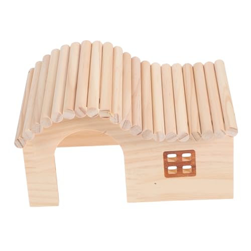 Sosoport Holz Hamster Versteck Haus Mittelgroß Natürliches Versteck für Hamster Meerschweinchen Mäuse und Igel Ästhetisches Pflegeleichtes Haustierhaus für Artgerechte und Dekorative Sosoport Holz Hamster Versteck Haus Mittelgroß Natürliches Versteck für Hamster Meerschweinchen Mäuse und Igel Ästhetisches Pflegeleichtes Haustierhaus für Artgerechte und Dekorative von Sosoport