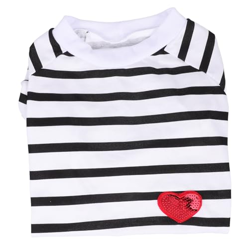 Sosoport Dog Shirt Baumwoll-t-Shirt Für Kleine Hunde Atmungsaktive Sommerkleidung Stylisches Bequemes Design Für Festivals Und Fotos XL Gestreift Sosoport Dog Shirt Baumwoll-t-Shirt Für Kleine Hunde Atmungsaktive Sommerkleidung Stylisches Bequemes Design Für Festivals Und Fotos XL Gestreift von Sosoport