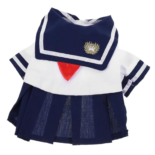 Sosoport Hundekleidung hundebekleidung Dog Clothes Haustierbekleidung Haustierkleidung mit Marine-Design Haustieroutfit Bausatz Hundezubehör zartes Hundekleid bequemes Katzenkleid Polyester Sosoport Hundekleidung hundebekleidung Dog Clothes Haustierbekleidung Haustierkleidung mit Marine-Design Haustieroutfit Bausatz Hundezubehör zartes Hundekleid bequemes Katzenkleid Polyester von Sosoport