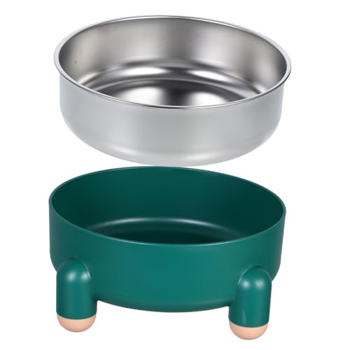 Sosoport Napf Für Hund Aus Edelstahl Rutschfester Futternapf Erhöhter Napf Für Welpen Und Kleine Hunde Wassernapf Für Haustiere von Sosoport