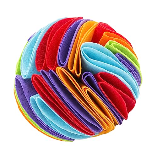 Sosoport Beißspielzeug für Hunde Pet Snuffle 5 Bunte Leckage-nahrungs-backenzahn-spielzeuge Sicheres Filzmaterial Haustier-Spielzeug für Langsames Fressen Sosoport Beißspielzeug für Hunde Pet Snuffle 5 Bunte Leckage-nahrungs-backenzahn-spielzeuge Sicheres Filzmaterial Haustier-Spielzeug für Langsames Fressen von Sosoport