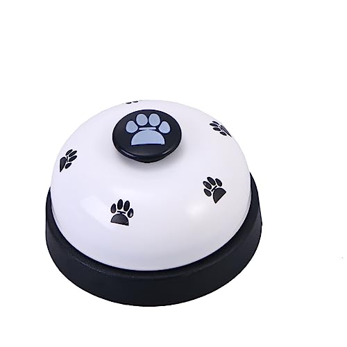 Sosoport Hundetrainingsglocken aus Kunststoff mit Pfotenmuster laut Genug für Effektive Kommunikation Rutschfestes Design für Welpen und Hunde von Sosoport