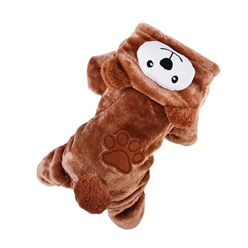 Sosoport Winter Pet Warm Coat Kreatives Hundekostüm Fleece Für Hunde Bequem Und Warm Für Partys Und von Sosoport