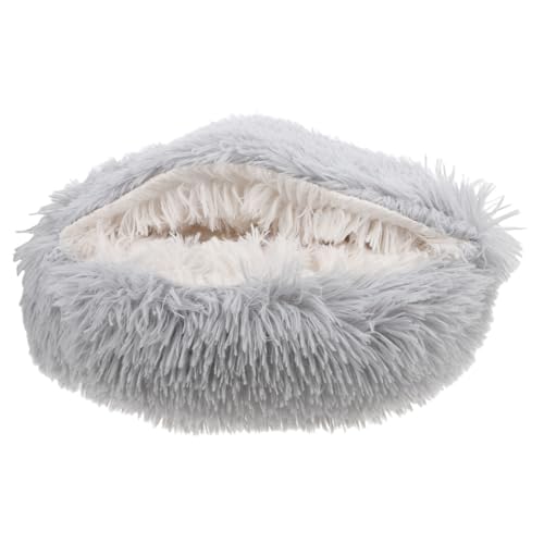 Sosoport Katzenbett Mit Kapuze Plüsch-kätzchenhöhle Schlafbett Bequem Und Zubehör Für Hauskatzen Sosoport Katzenbett Mit Kapuze Plüsch-kätzchenhöhle Schlafbett Bequem Und Zubehör Für Hauskatzen von Sosoport