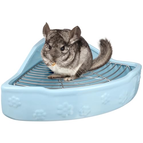 Sosoport Keramik-katzentoilette Auslaufsicher Haustiertoilette Abnehmbares Netz Für Hamster Sosoport Keramik-katzentoilette Auslaufsicher Haustiertoilette Abnehmbares Netz Für Hamster von Sosoport
