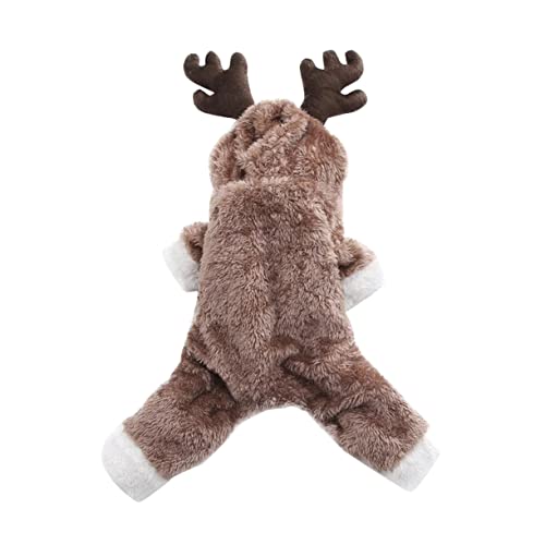 Sosoport Pet Outfits Hundepullover Für Kleine Hunde Doppelwandiger Wintermantel Mit Elchdesign Bequemes Sweatshirt Für Und Besondere Anlässe Xs Sosoport Pet Outfits Hundepullover Für Kleine Hunde Doppelwandiger Wintermantel Mit Elchdesign Bequemes Sweatshirt Für Und Besondere Anlässe Xs von Sosoport