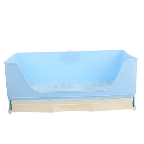 Sosoport Kasten Kaninchentoilette Töpfchentrainer für Meerschweinchen Meerschweinchen-Toilette Kaninchenstreu Tierstreu kaninchenklo Hasen klo Hasenversorgung Hasen-Accessoire Plastik Blue Sosoport Kasten Kaninchentoilette Töpfchentrainer für Meerschweinchen Meerschweinchen-Toilette Kaninchenstreu Tierstreu kaninchenklo Hasen klo Hasenversorgung Hasen-Accessoire Plastik Blue von Sosoport
