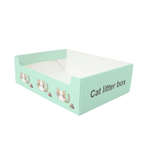 Sosoport Faltbare Und Tragbare Katzentoilette Aus Einweg-katzenklo Für Kleine Haustiere Für Reisen Und Einfache Für Kätzchen Und Kleine Katzen von Sosoport