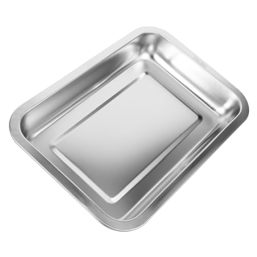 Sosoport Kasten Katzentoilette aus Edelstahl Liner Futterspender für Katzenstreu Toaster Abs dustbin katzentoiletten Katze Bettpfanne Katzentoilette für den Haushalt Rostfreier Stahl Silver Sosoport Kasten Katzentoilette aus Edelstahl Liner Futterspender für Katzenstreu Toaster Abs dustbin katzentoiletten Katze Bettpfanne Katzentoilette für den Haushalt Rostfreier Stahl Silver von Sosoport