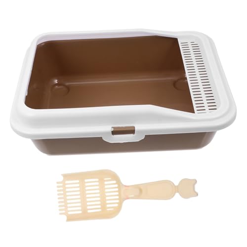 Sosoport Kasten Katzentoilette dustbin streuwanne Katzenklo mit Beleuchtung katzenkiste trashcan Katzenspray Spender Bausatz Haustier Katzenklo Katzenstreu Töpfchen Sport Coffee von Sosoport