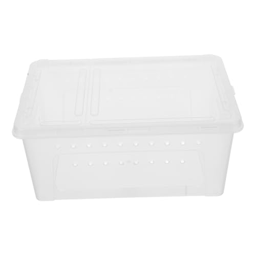 Sosoport Terrarium Für Reptilien Zuchtbox Für Schildkröten Froschkäfig Reptilien-futterbox Bartagamengehege Aus Abs Transparent Sicher Leicht Zu Reinigen Sosoport Terrarium Für Reptilien Zuchtbox Für Schildkröten Froschkäfig Reptilien-futterbox Bartagamengehege Aus Abs Transparent Sicher Leicht Zu Reinigen von Sosoport