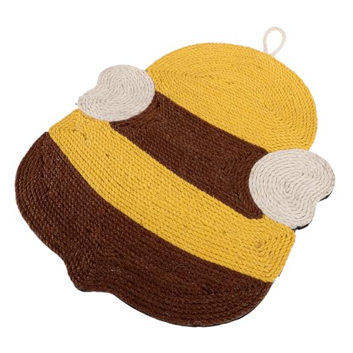 Sosoport Katze kratzmatte Kratzspielzeug für Katzen katzenmöbel Katzenaccessoires katzenbett Katzen Katzenkratzer an der Wand Kratzmatte aus Sisal Schleifbrett für Katzenklauen von Sosoport