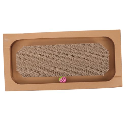 Sosoport Katzen Kratzpad aus Widerstandsfähiger Wellpappe Nachhaltiges Indoor Katzenspielzeug Extra Oberfläche für Krallenpflege und Beschäftigung Stilvolles Design als Raumdekoration Sosoport Katzen Kratzpad aus Widerstandsfähiger Wellpappe Nachhaltiges Indoor Katzenspielzeug Extra Oberfläche für Krallenpflege und Beschäftigung Stilvolles Design als Raumdekoration von Sosoport
