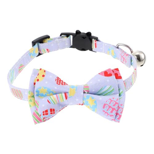 Sosoport Katzenhalsband Katzenzubehör Kätzchenzubehör Dekoratives Katzen Bowknot Katzenzubehör Verschleißfestes Kätzchenhalsband Polyester Kätzchenhalsband Zartes Katzen Bowknot von Sosoport