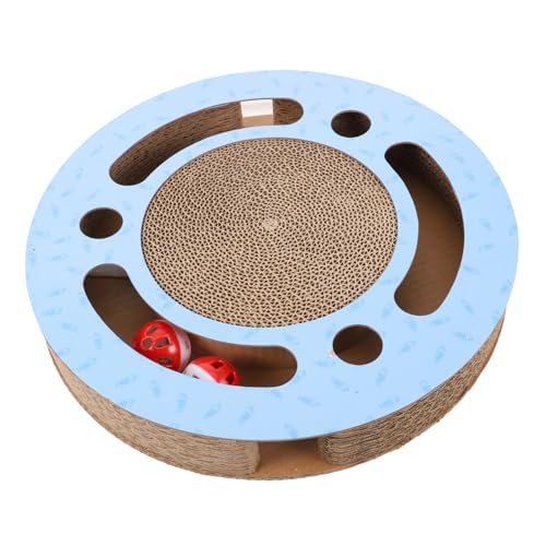 Sosoport Kratzbrett Glocke Wiederverwendbar Katzenkratzbrett Bodenzubehör für Katzenkratzbrett Karton Sosoport Kratzbrett Glocke Wiederverwendbar Katzenkratzbrett Bodenzubehör für Katzenkratzbrett Karton von Sosoport