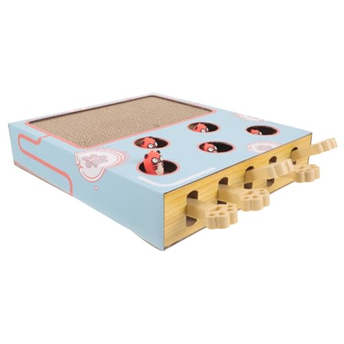 Sosoport Interaktives Katzenspielzeug Kratzbrett Katzenspielzeug für Den Innenbereich Lustiges Fangspiel Sicheres Katzenfangspielzeug Sosoport Interaktives Katzenspielzeug Kratzbrett Katzenspielzeug für Den Innenbereich Lustiges Fangspiel Sicheres Katzenfangspielzeug von Sosoport