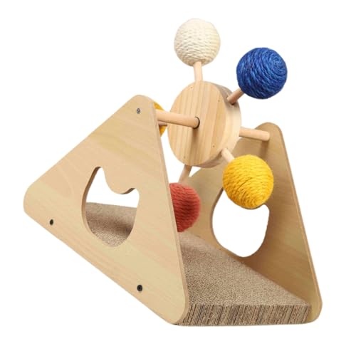 Sosoport Katzenkratzbrett Katzenkratzbrett Spielzeug Haustierspielzeug Aus Holz Heimkatzen-aktivitätszentrum Zufällige Farbe Sosoport Katzenkratzbrett Katzenkratzbrett Spielzeug Haustierspielzeug Aus Holz Heimkatzen-aktivitätszentrum Zufällige Farbe von Sosoport
