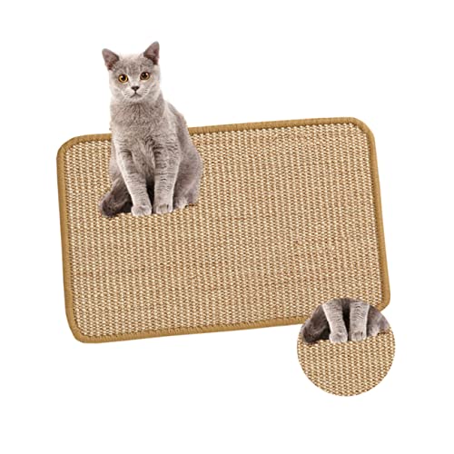 Sosoport Katzenkratzbaum 40x60cm - Sisal-schleifmatte Für Katzen Haustierbedarf Sichere Und Bequeme Schlafmatte Sosoport Katzenkratzbaum 40x60cm - Sisal-schleifmatte Für Katzen Haustierbedarf Sichere Und Bequeme Schlafmatte von Sosoport