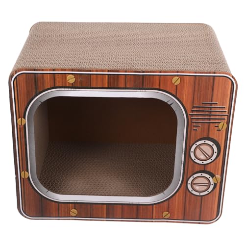 Sosoport Katzenmöbel Karton Katzenkratzhaus Bett Tv Thema Gemütlicher Sicherer Würfel Sosoport Katzenmöbel Karton Katzenkratzhaus Bett Tv Thema Gemütlicher Sicherer Würfel von Sosoport