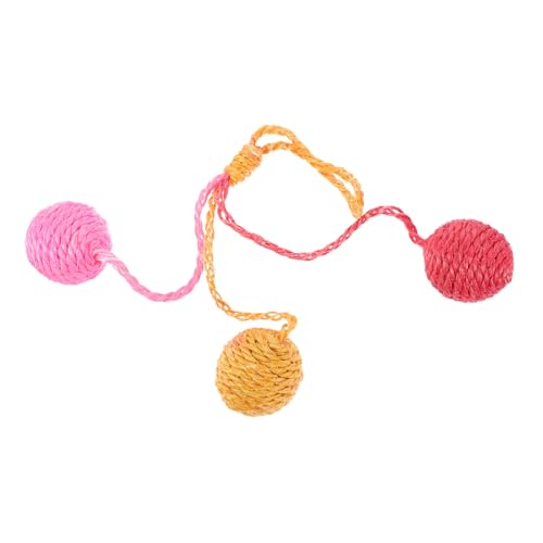 Sosoport Katzenspielzeug Sisalball Kauspielzeug für Katzen Katzenbälle zum Leuchten bringen Cat Treat Toy interaktives Kitten Kratzball für Kätzchen Kratzbälle für Katze Sosoport Katzenspielzeug Sisalball Kauspielzeug für Katzen Katzenbälle zum Leuchten bringen Cat Treat Toy interaktives Kitten Kratzball für Kätzchen Kratzbälle für Katze von Sosoport