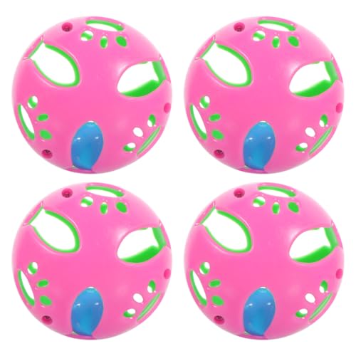 Sosoport Katzenspielzeug mit Schlitzen, interaktives Katzenspielzeug, Katzenspielzeug für drinnen und draußen, Glöckchen im Inneren, 4 Stück Sosoport Katzenspielzeug mit Schlitzen, interaktives Katzenspielzeug, Katzenspielzeug für drinnen und draußen, Glöckchen im Inneren, 4 Stück von Sosoport
